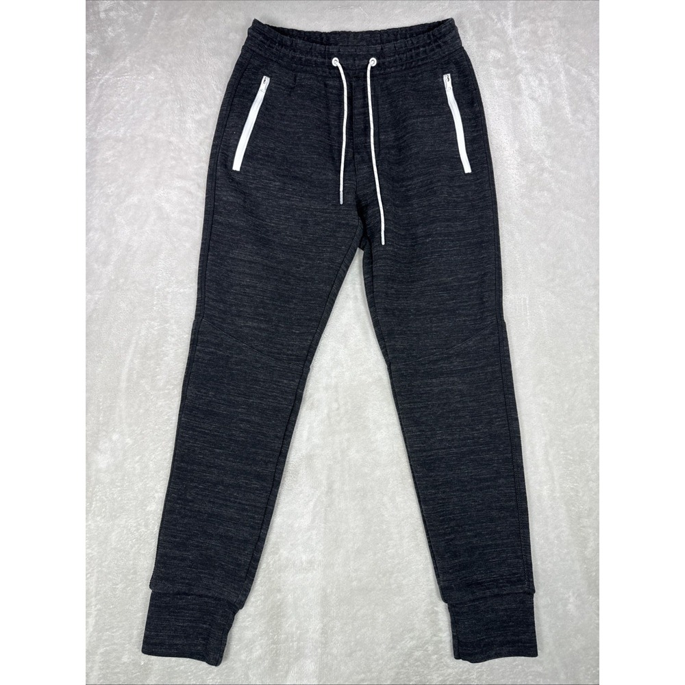 American Eagle Ankle Joggers Slim Athletic Fit Size Xsmall Black Zipper Pockets
